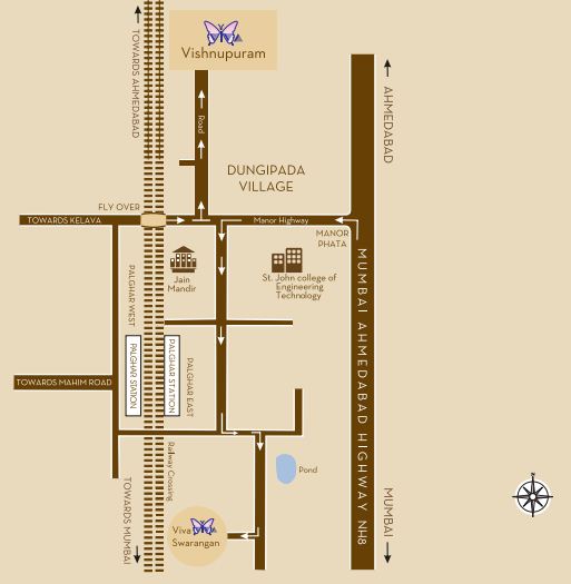 Viva Vishnupuram Location Map