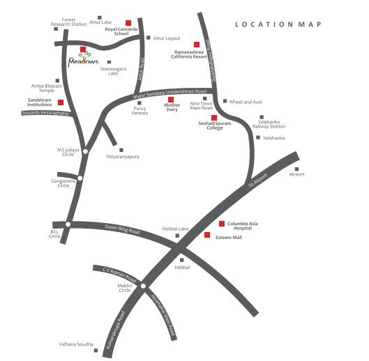 Vspl Meadows Location Map