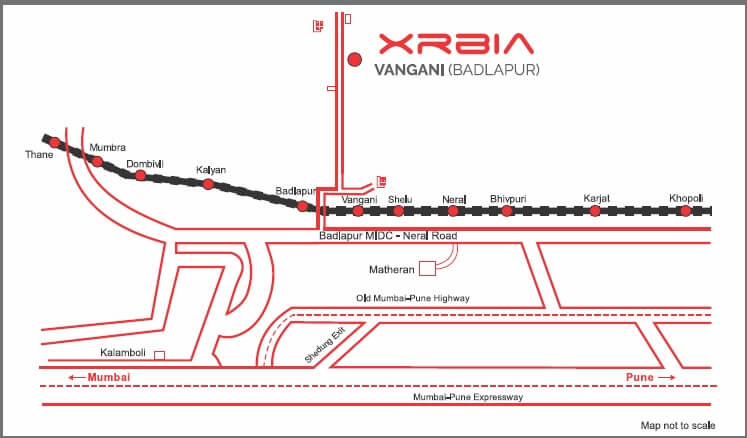 Xrbia Aashiyana Location Map