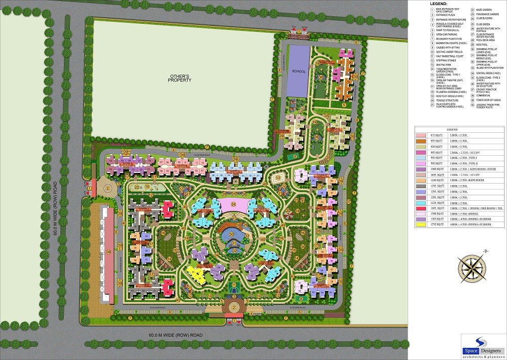 Ajnara Le Garden Master Plan