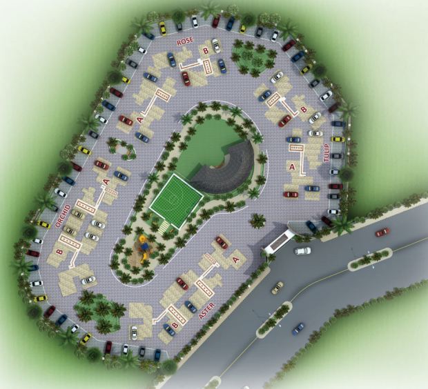 Akshar Emperia Garden Master Plan