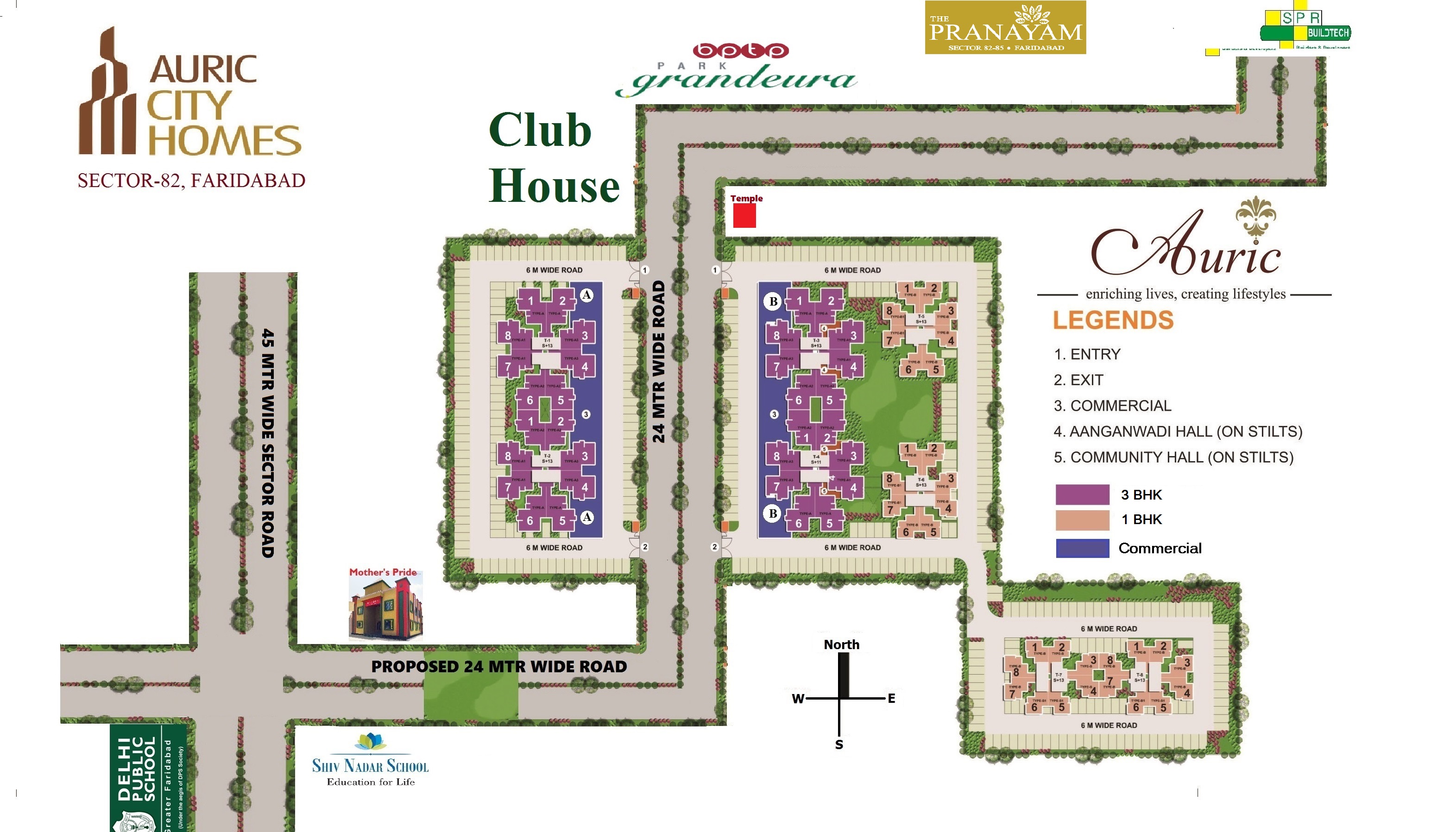 Auric City Homes Master Plan