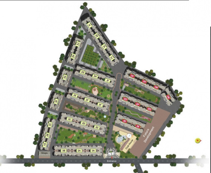 Blue Aditya Garden City Master Plan