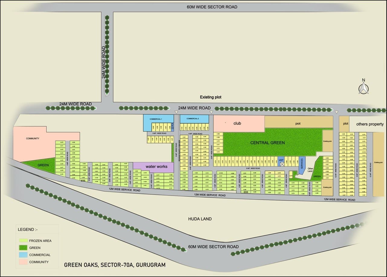 Bptp Green Oaks Master Plan