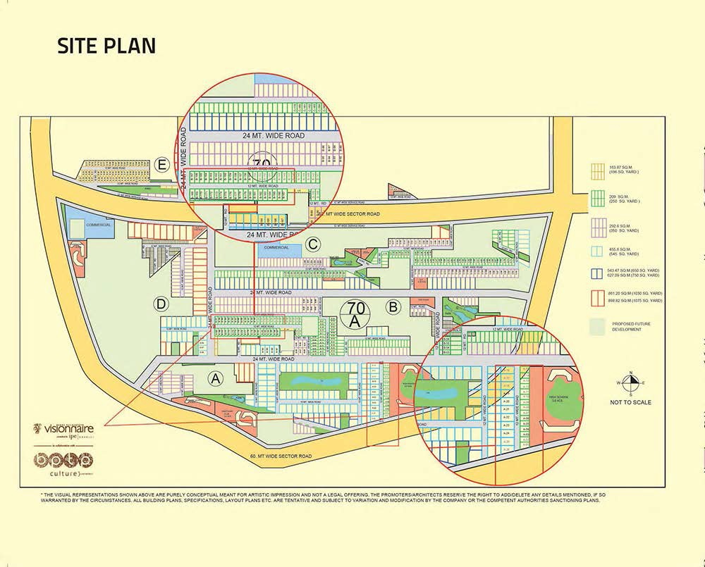 Bptp Visionnaire Villas Master Plan