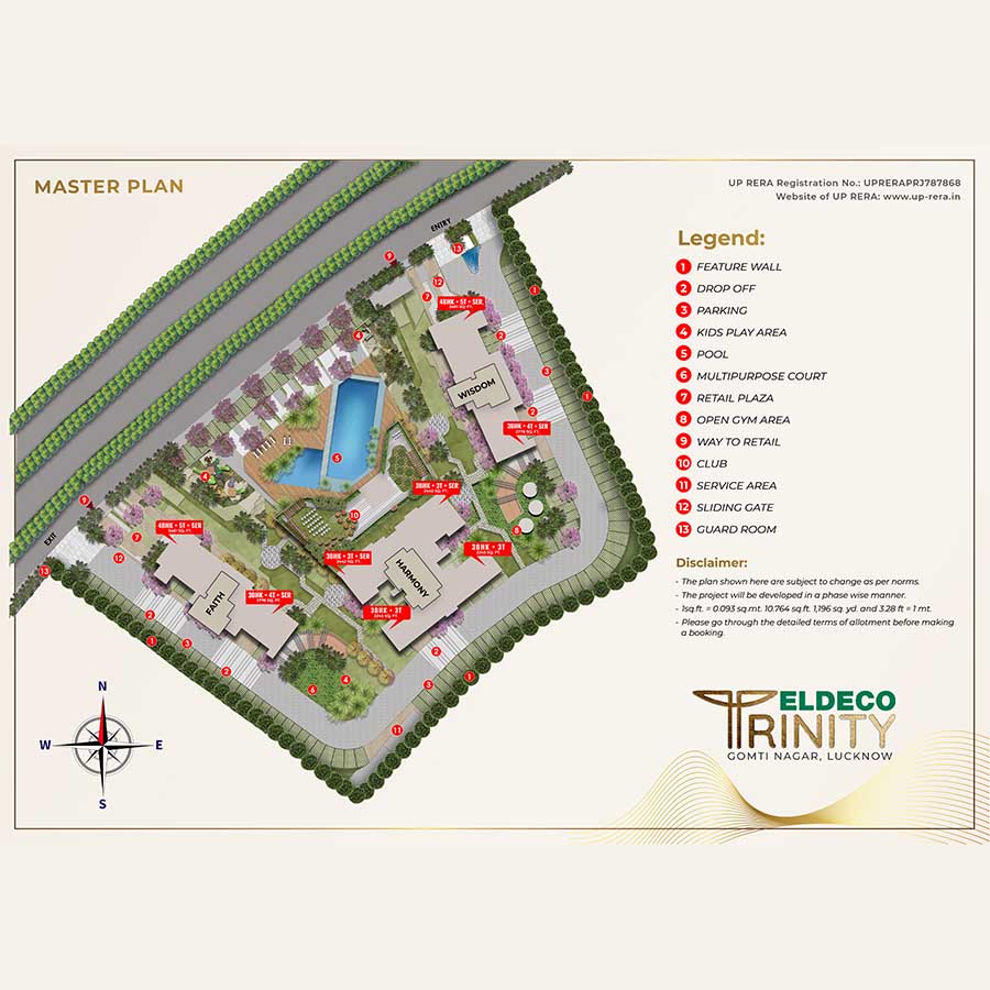 Eldeco Trinity Master Plan