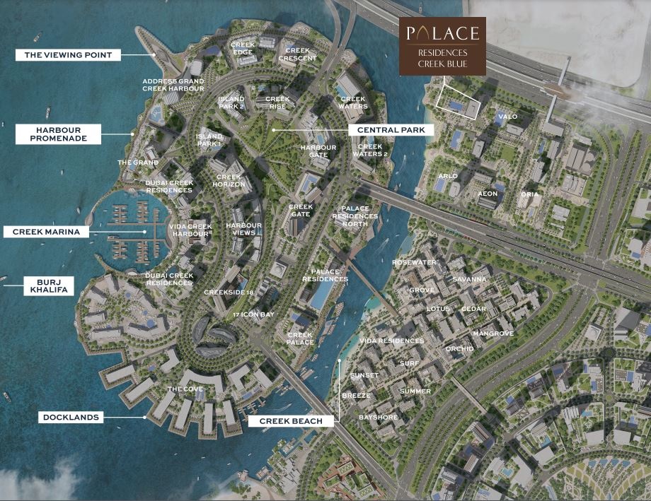 Emaar Dubai Creek Harbour Master Plan