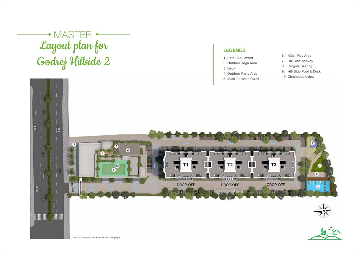 Godrej Hillside 2 Master Plan