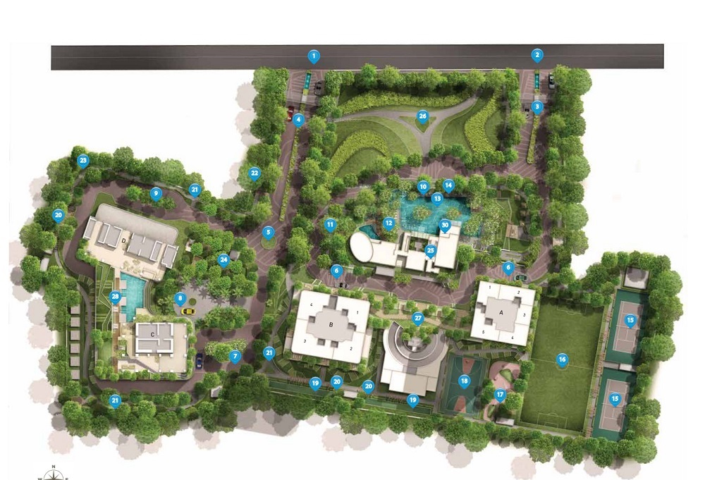 Indiabulls Blu Estate And Club Master Plan