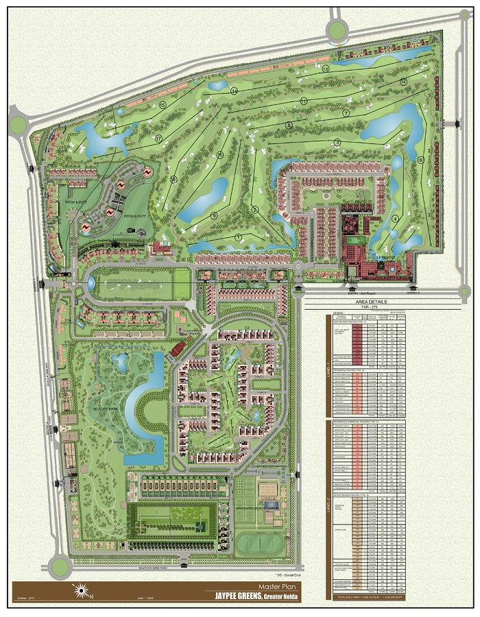 Jaypee Green Crescent Court Master Plan