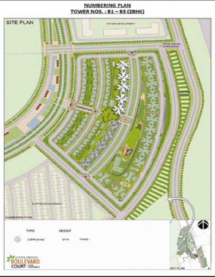 Jaypee Greens Boulevard Court Master Plan