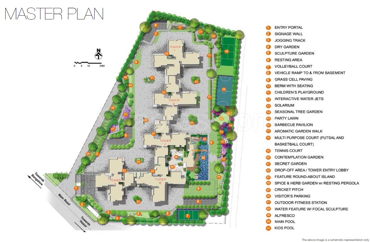 Kolte Patil Itower Exente Master Plan