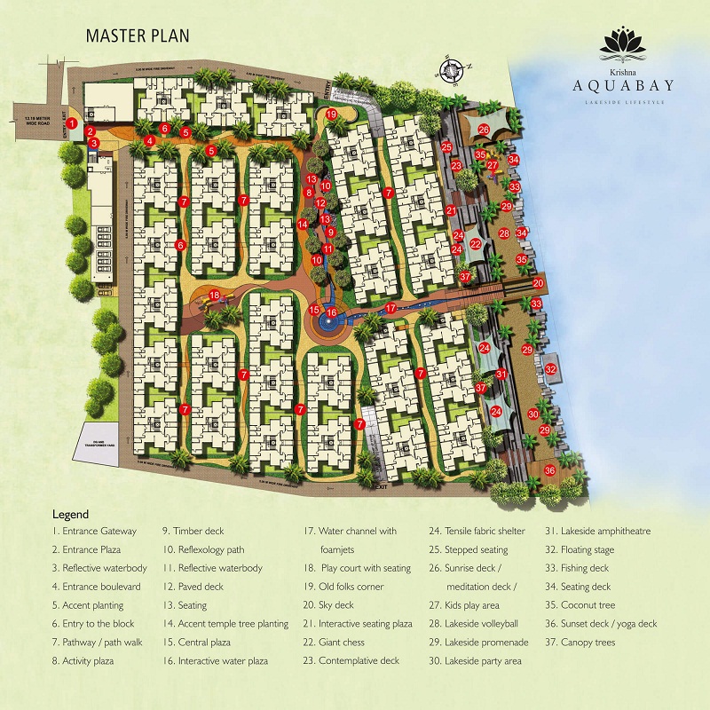 Krishna Aquabay Master Plan