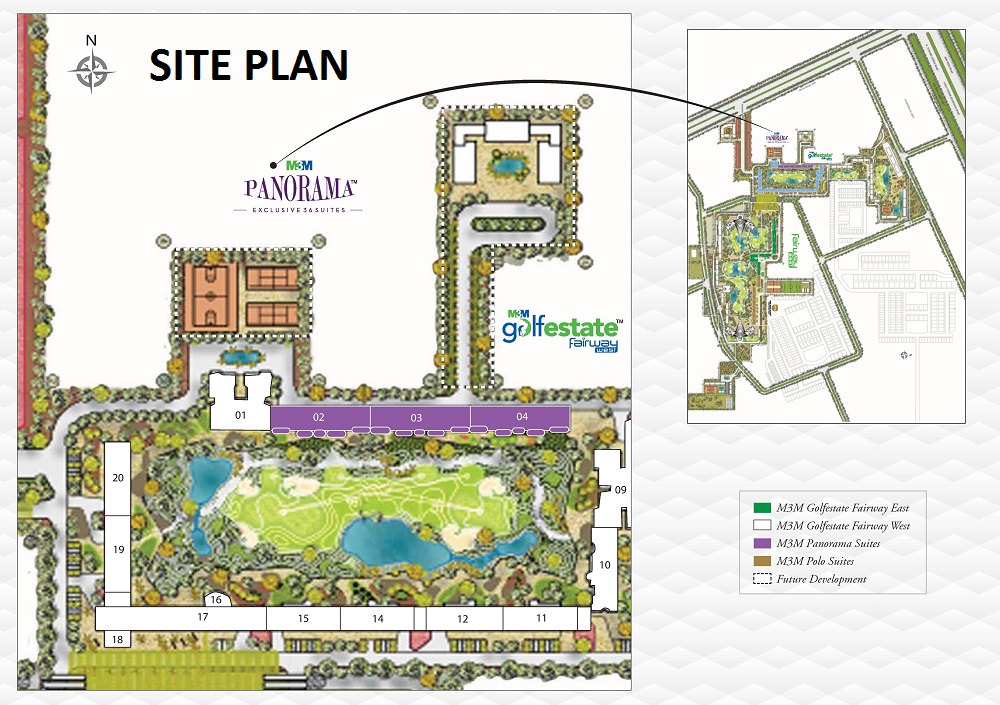 M3m Panorama Suites Master Plan