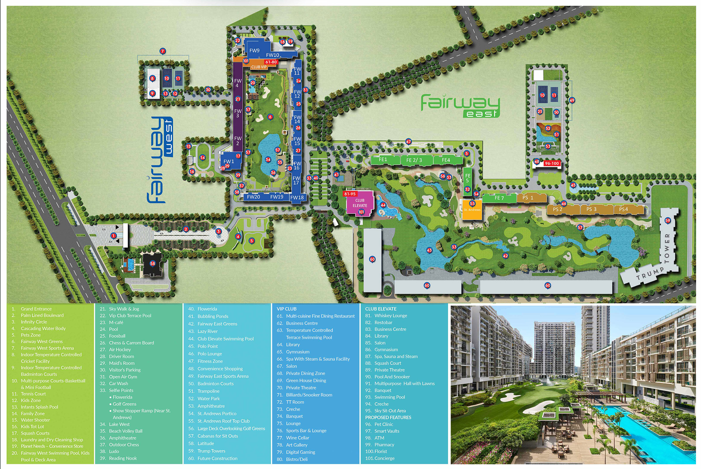 M3m Sky Suites Master Plan