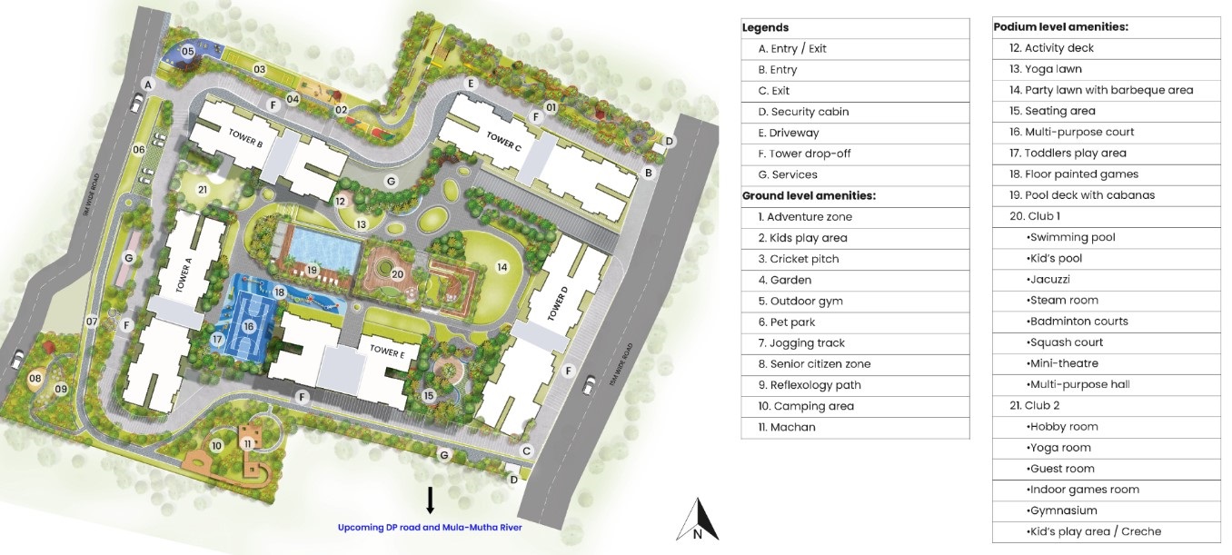 Mahindra Ivy Lush Master Plan