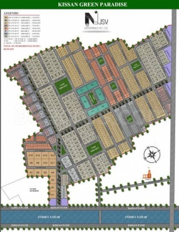 Njsv Kissan Green Paradise Master Plan