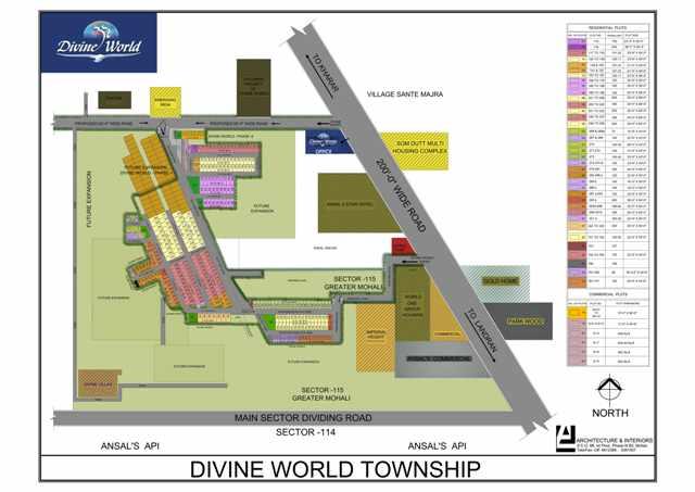 Om Divine World Villas Master Plan