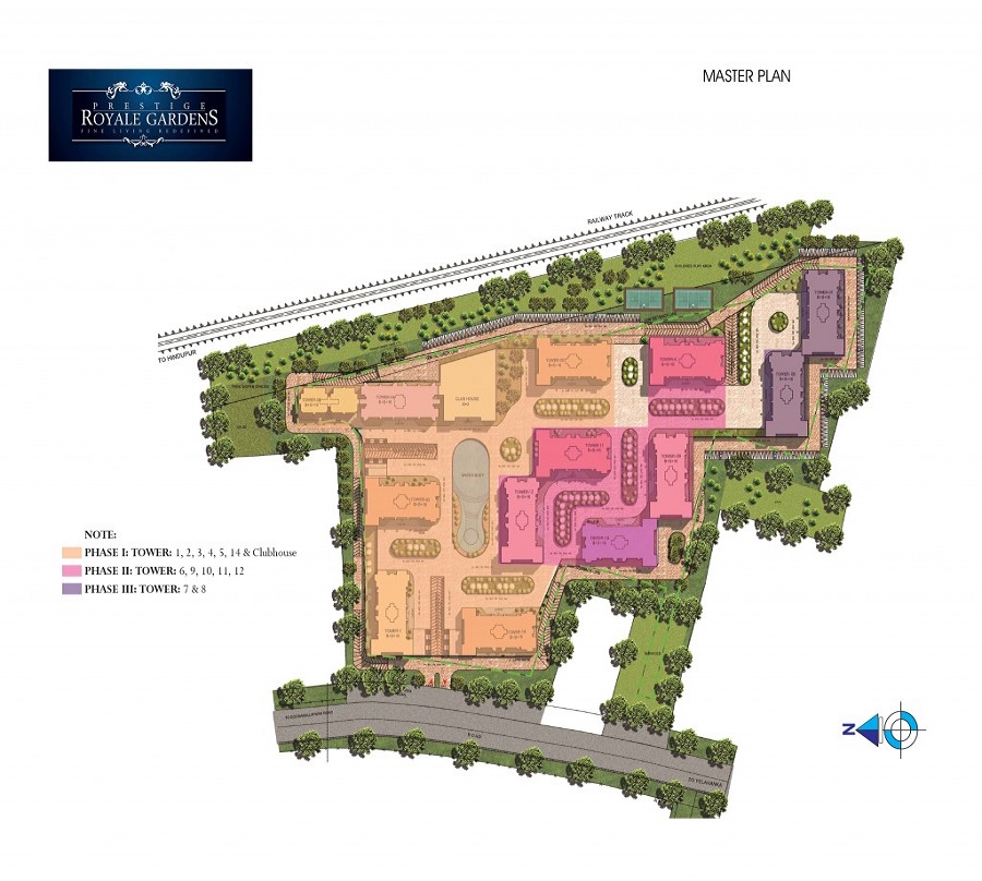 Prestige Royale Gardens Master Plan