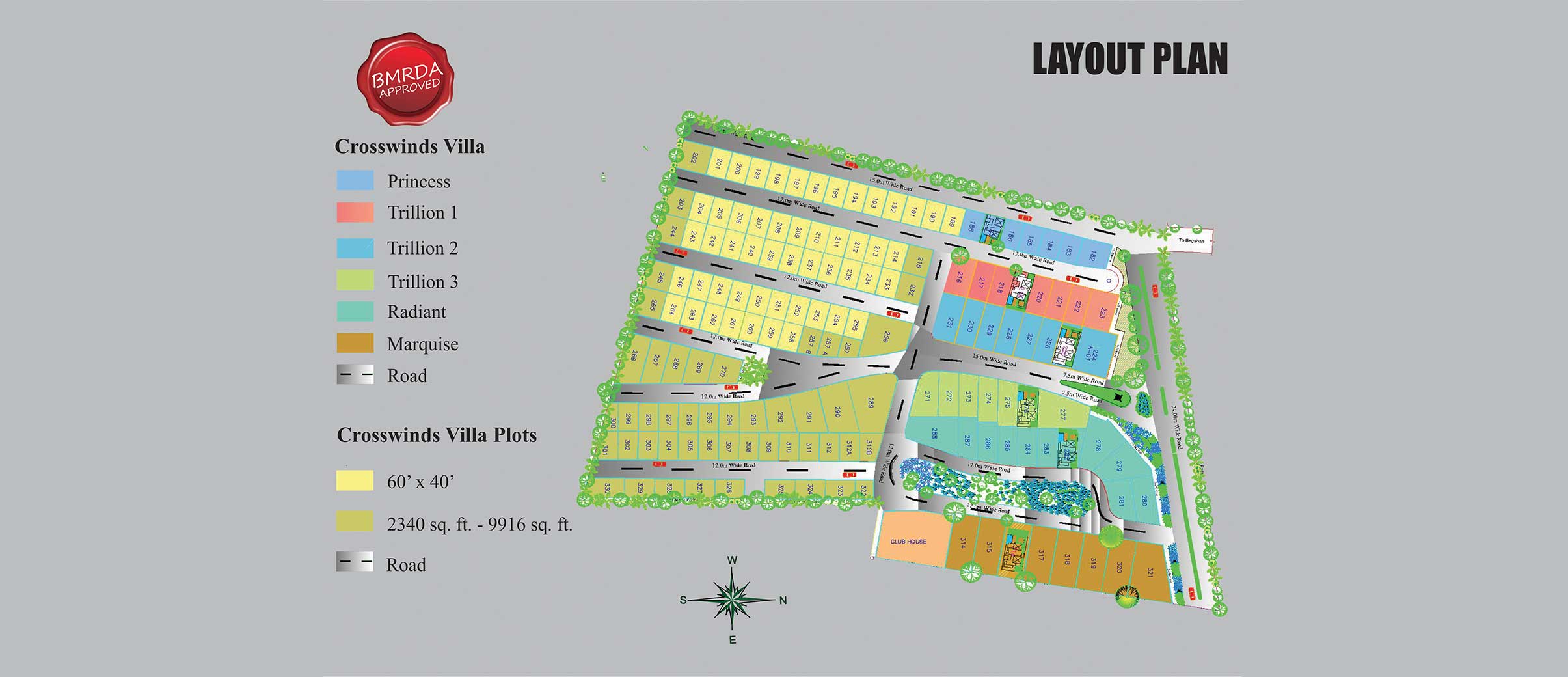 Pride Crosswinds Villa Master Plan