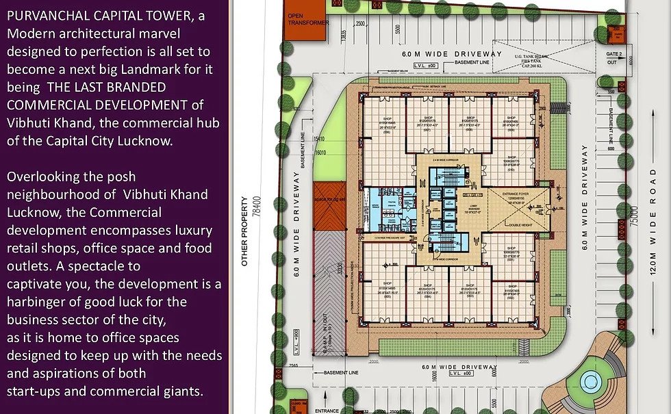 Purvanchal Capital Tower Master Plan