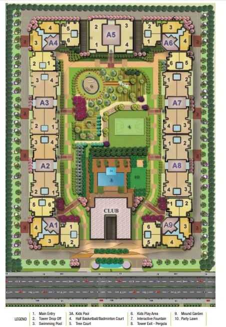 Radhey Casa Greens 1 Master Plan