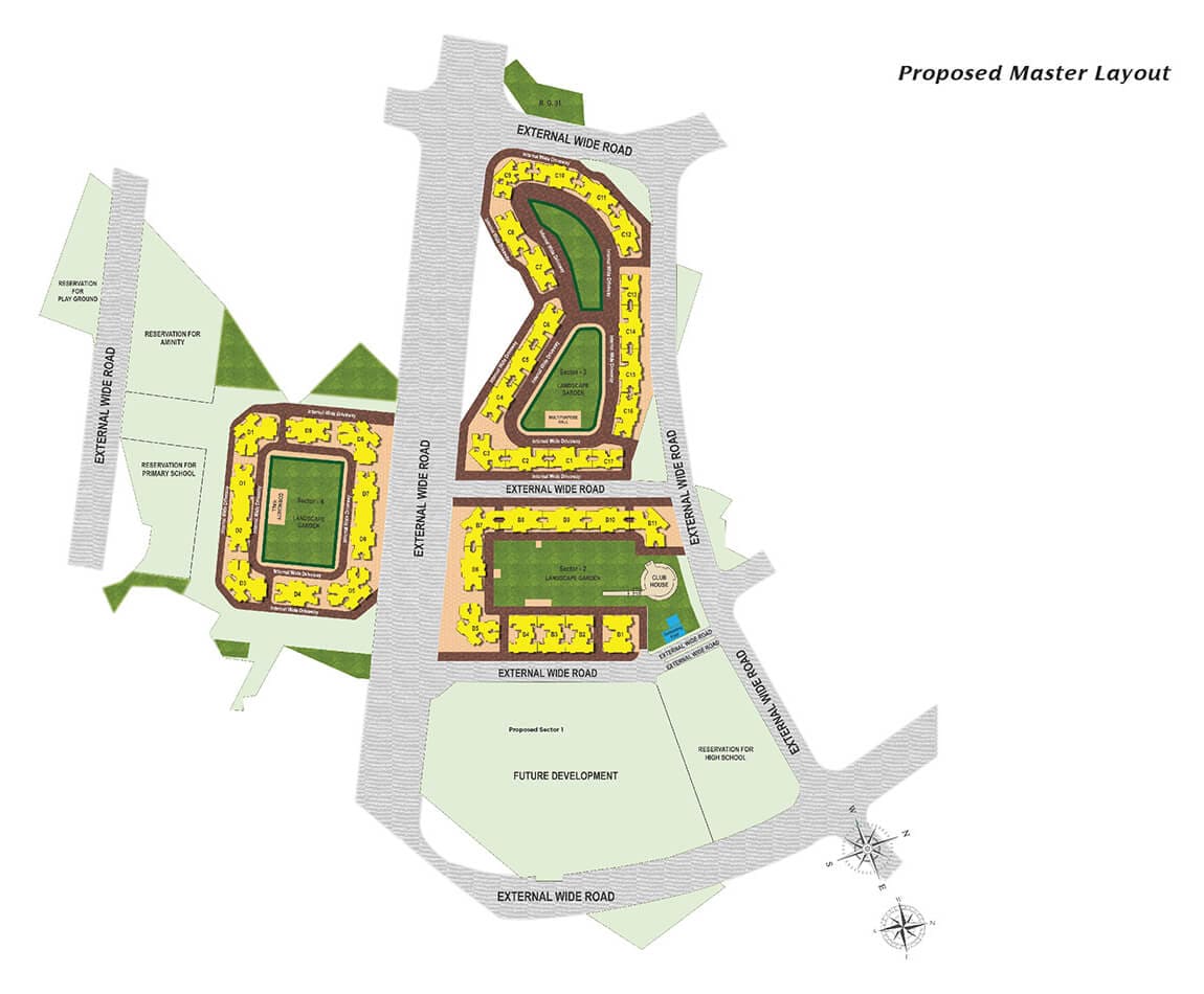 Raunak City Sector 4 Master Plan