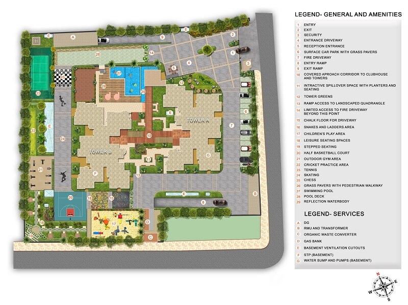 Salarpuria Sattva Signet Master Plan