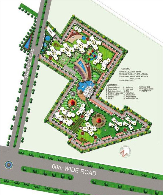 Spaze Villa Apartment Master Plan