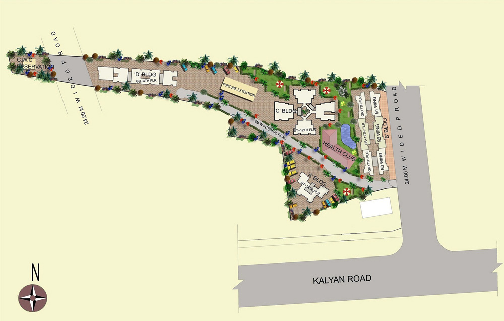 Ss Srushti Residency Master Plan