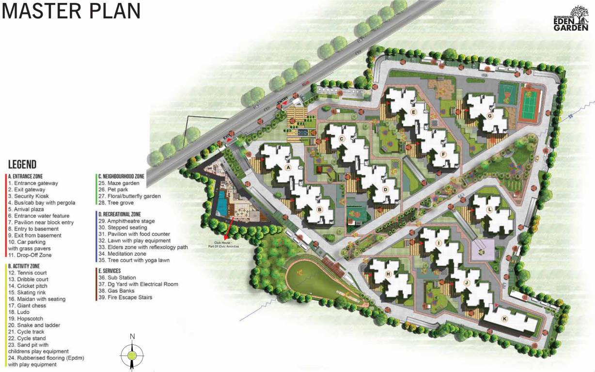 Sumadhura Eden Garden Master Plan