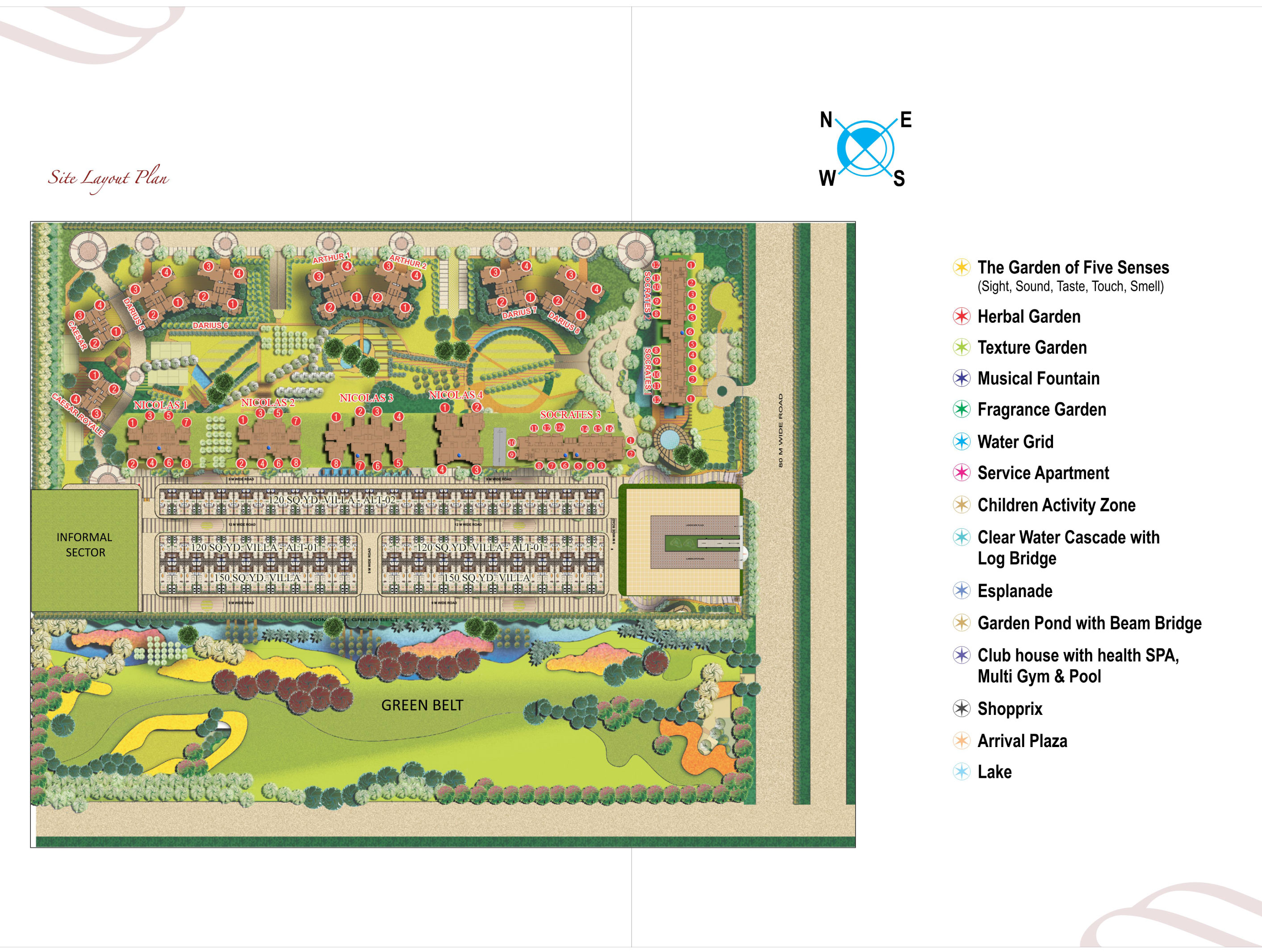 Supertech Czar Suites Master Plan