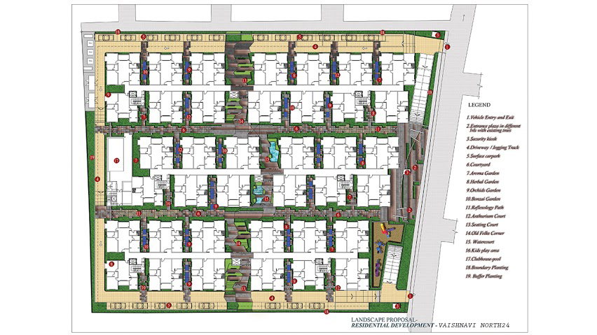 Vaishnavi North24 Master Plan